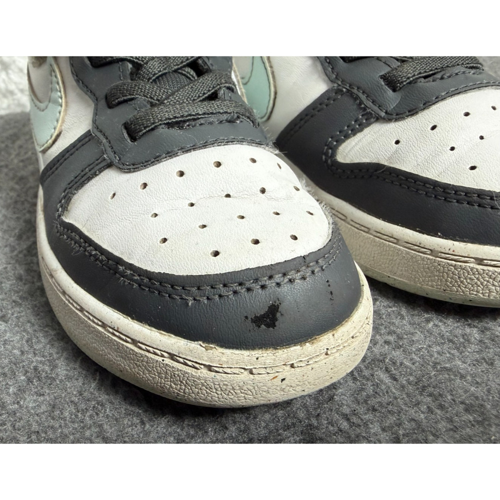 Nike Court Borough Low Recraft Toddler Sneaker Black/White/Blue- Size 8.5 - READ - Picture 8 of 8